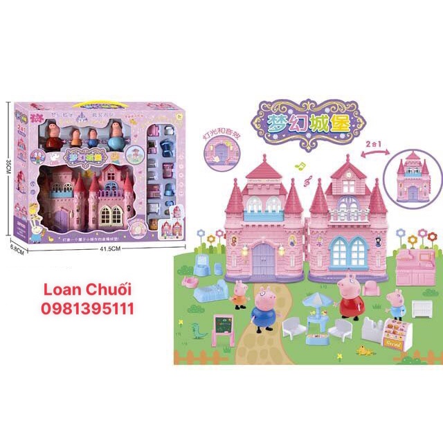 BỘ ĐỒ CHƠI NGÔI NHÀ HEO PEPPA- TOYS89