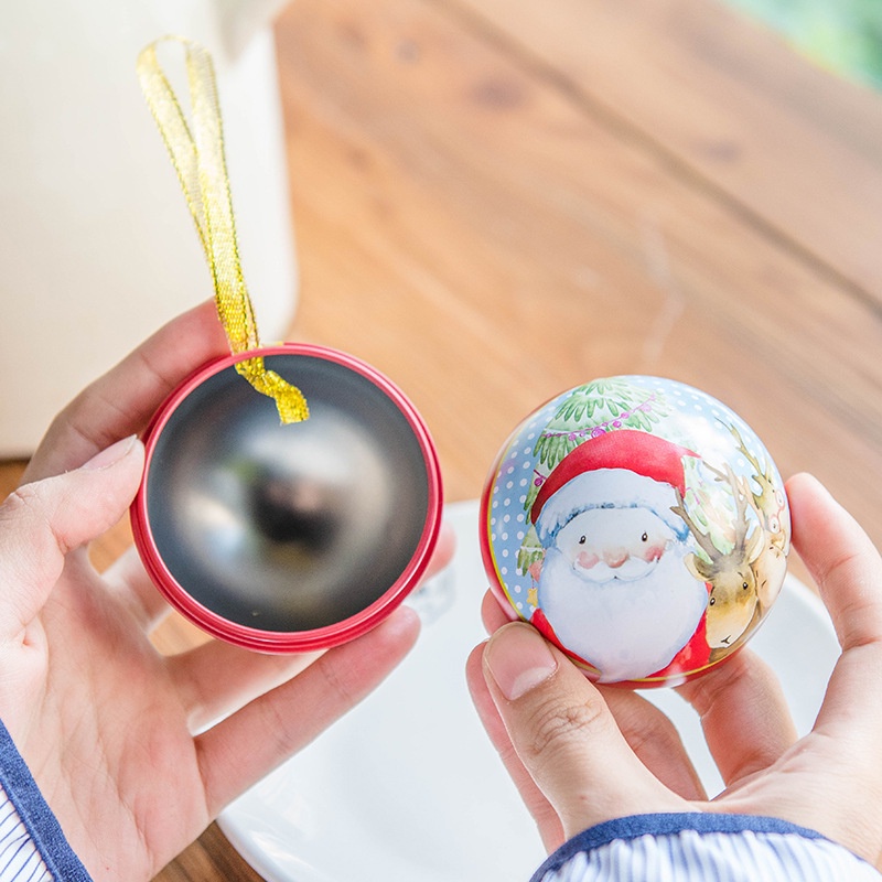 Hộp đựng bánh kẹo phong cách Giáng Sinh dễ thương
