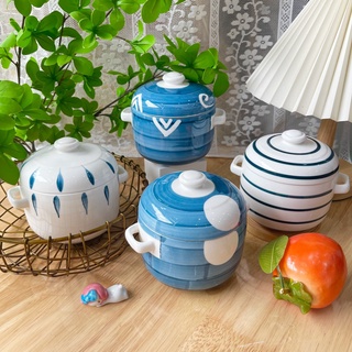 Hũ chưng yến - Hũ chưng yến 2 nắp