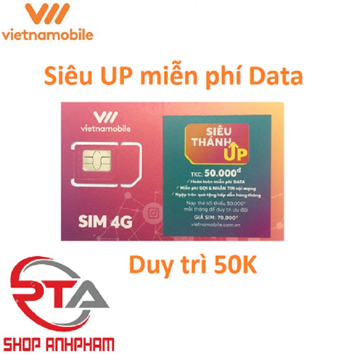 SIÊU THÁNH ÚP VIETNAMOBILE 4G MIỄN PHÍ DATA VÀ GỌI