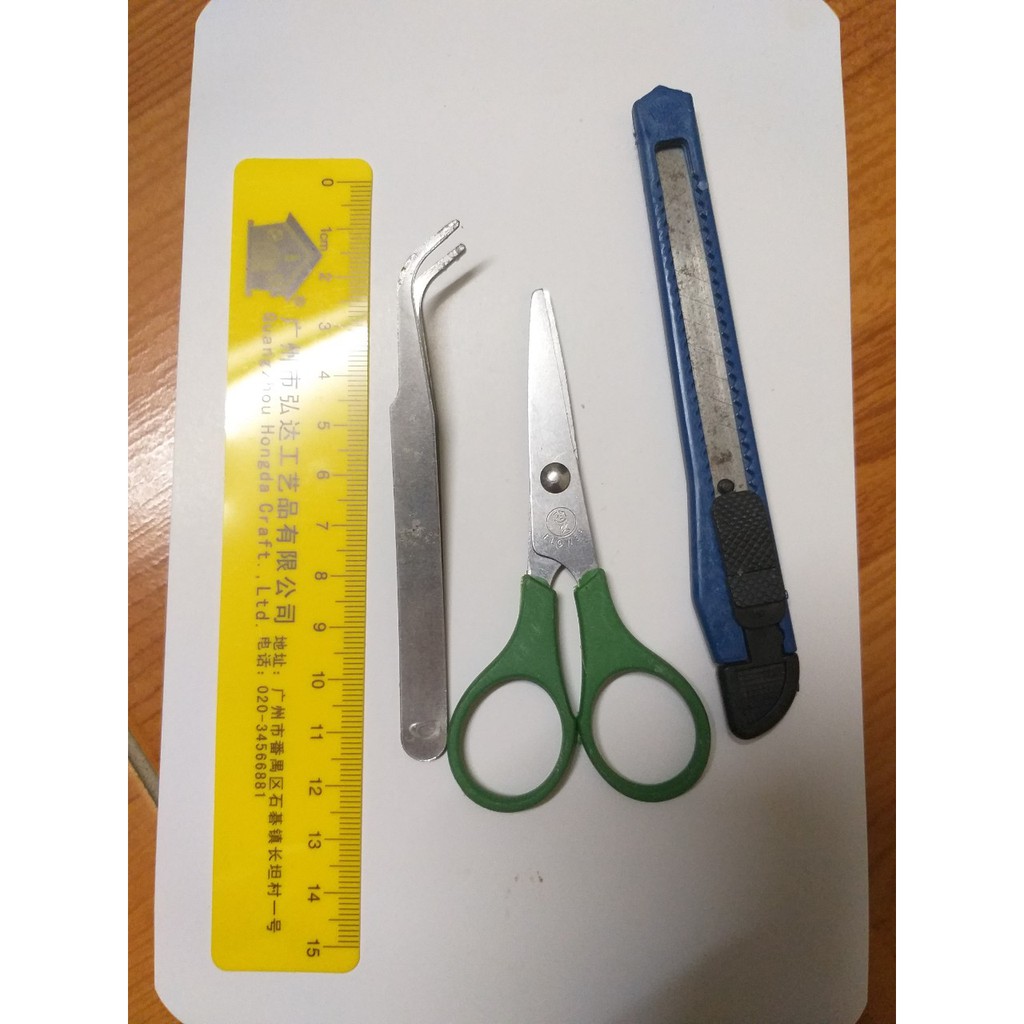 Bán Lẻ Lọ Keo Dán , Bộ Dụng Cụ Kéo Nhíp Dùng Trong Bộ Mô Hình Nhà Gỗ DIY