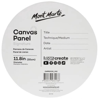 TẤM CANVAS TRÒN MONT MARTE CANVAS PANEL