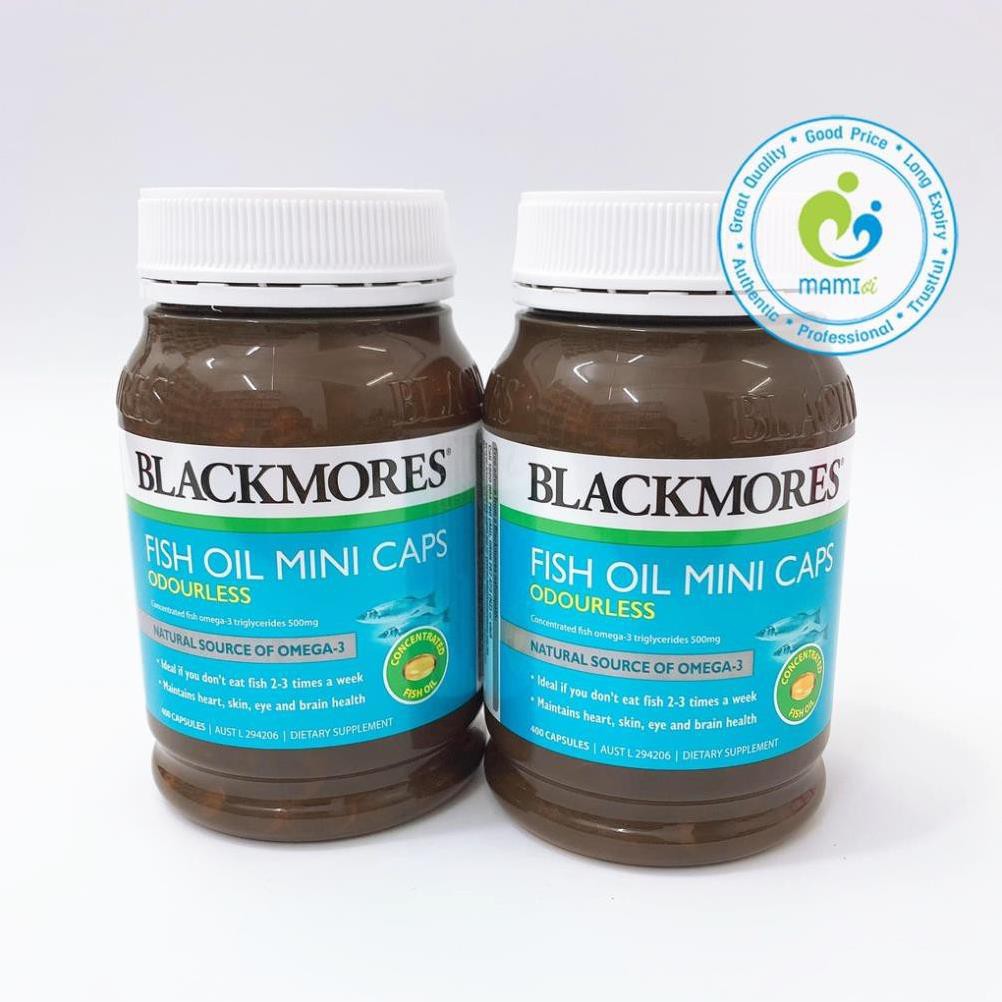 Blackmores Fish Oil Mini Caps Odourless, Úc