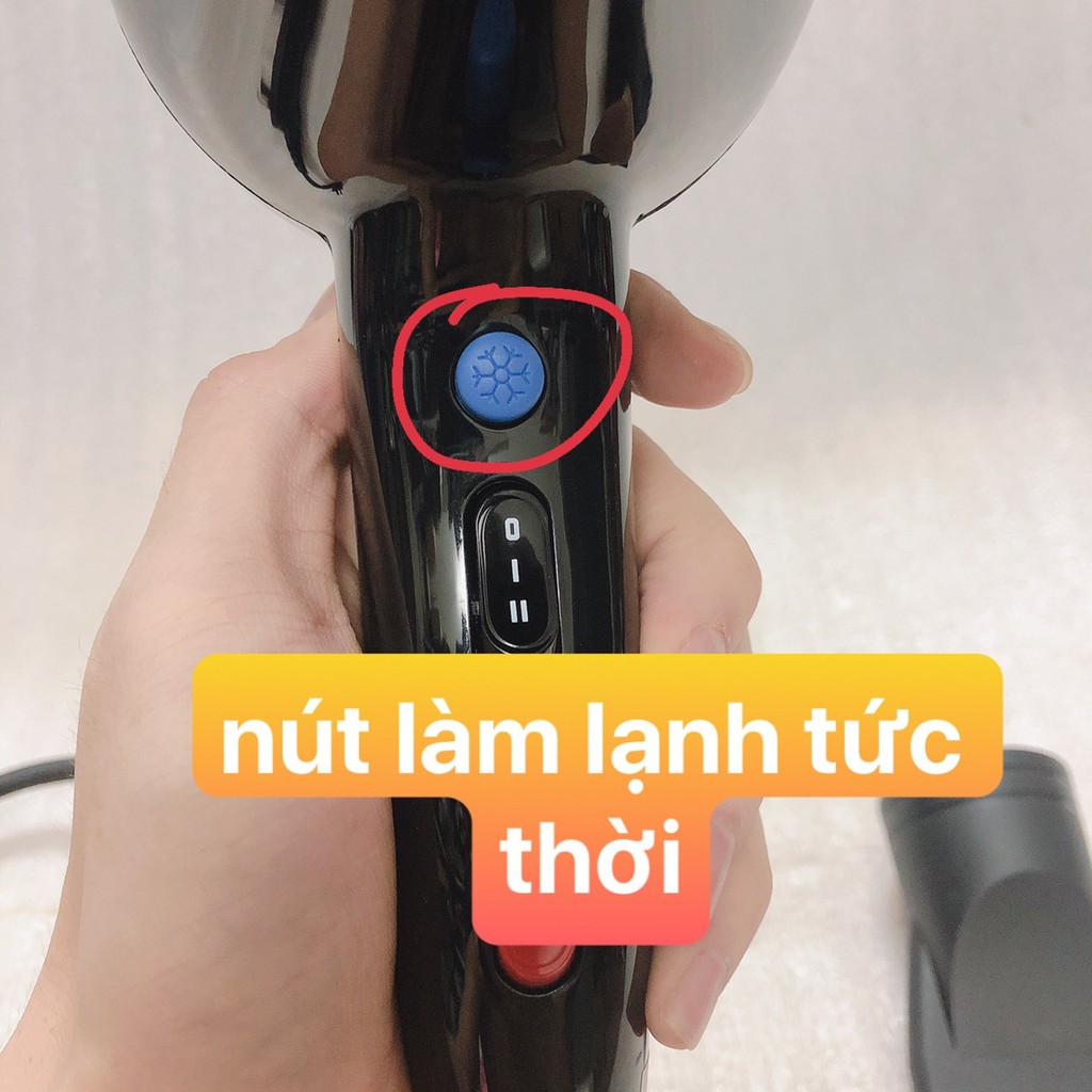 Máy sấy tóc cao cấp Arsen AX8088 Dây Dài 3,3m