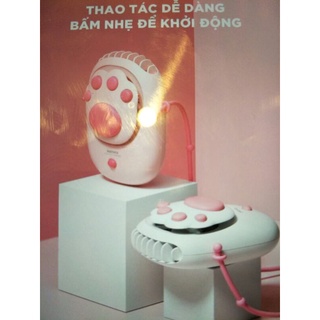 Quạt bỏ tui hình dấu chân meo