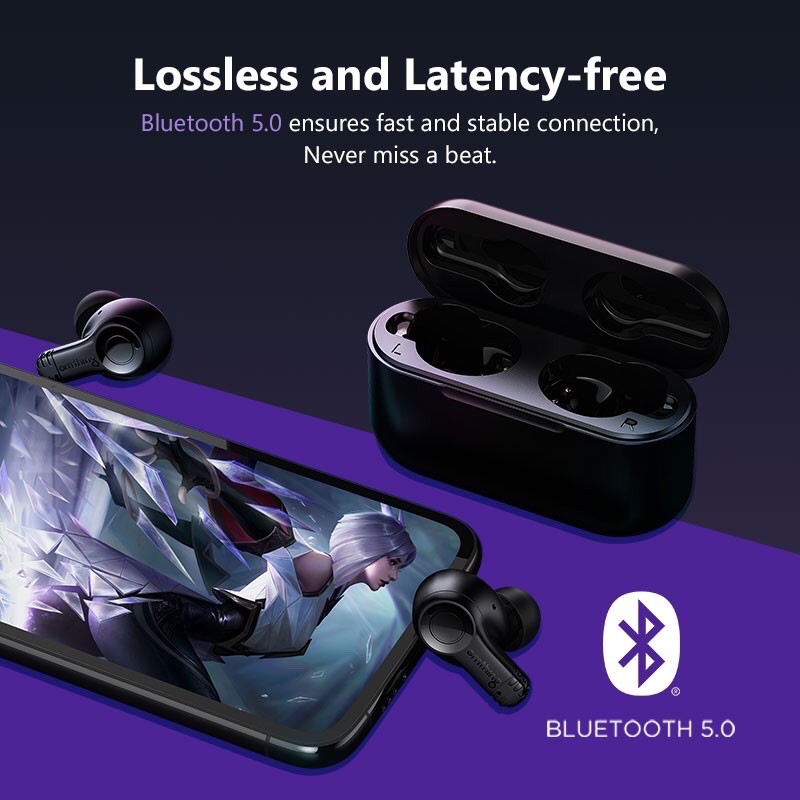 Tai nghe 1More Omthing Airfree TWS Bluetooth 5.0 màu đen[BH 6 tháng]