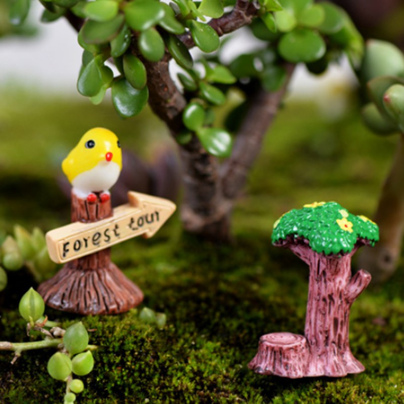 1 Đồ trang trí Gốc Cây Mini Trang Trí Sân Vườn