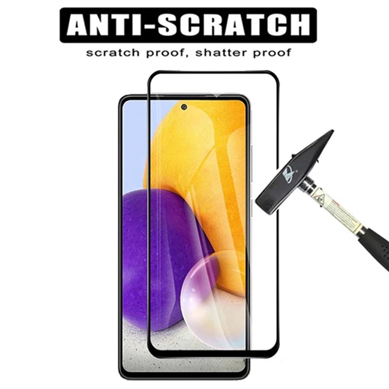 Ốp điện thoại kính cường lực bảo vệ toàn diện cho Samsung Galaxy A72 A52 A52s A02S A12 A51 A71 A21S A31 A11 A01 A02 Core A30S A50S A20S A10S A50 A30 A20