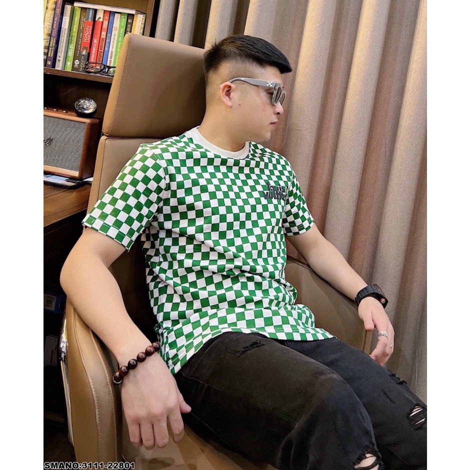 Áo phông nam in Louisvuitton ,áo thun có đủ sz 45-85kg, áo thun nam chất vải thoáng mát chất co giãn nhẹ - AP39