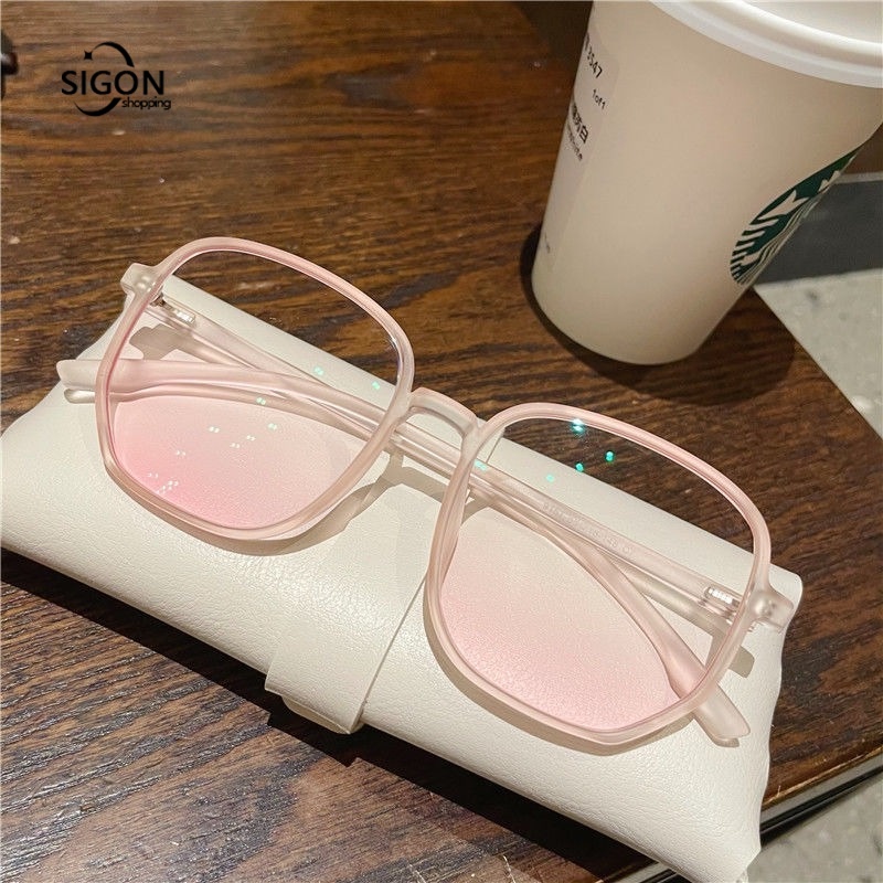 Mắt Kính Má Hồng Gọng Lớn Chống Mệt Mỏi Và Mệt Mỏi Sử Dụng Hàng Ngày