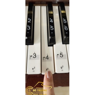 Dán Phím đàn Piano phân biệt tên nốt và phím đàn