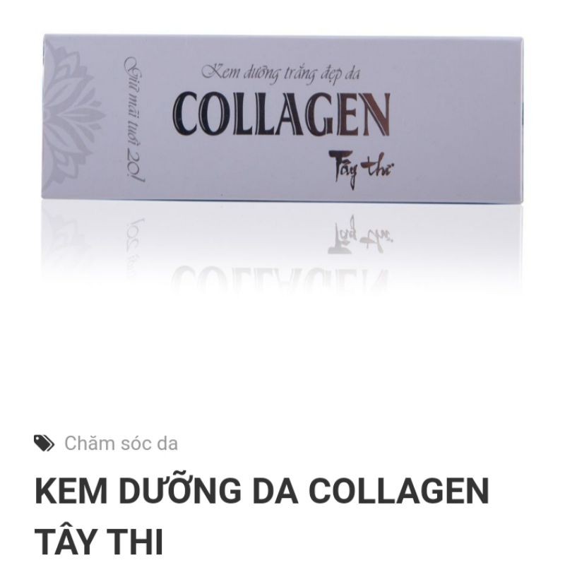 Kem Dưỡng Da Collagen Tây Thi - Thái Dương
