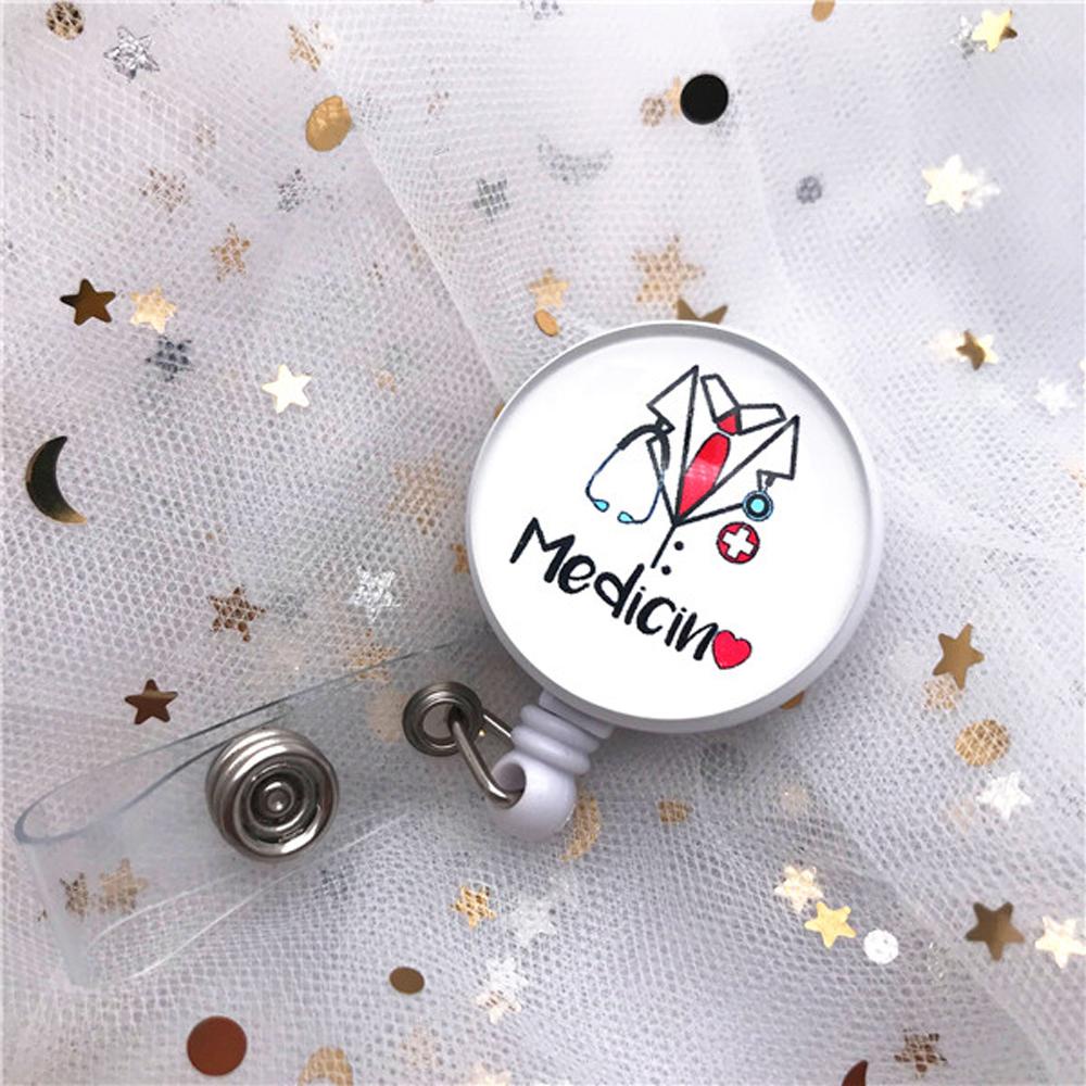 Augustina Kẹp Cuộn Dây Y Tá / Bác Sĩ Y Tá Hoạt Hình Có Thể Thu Gọn