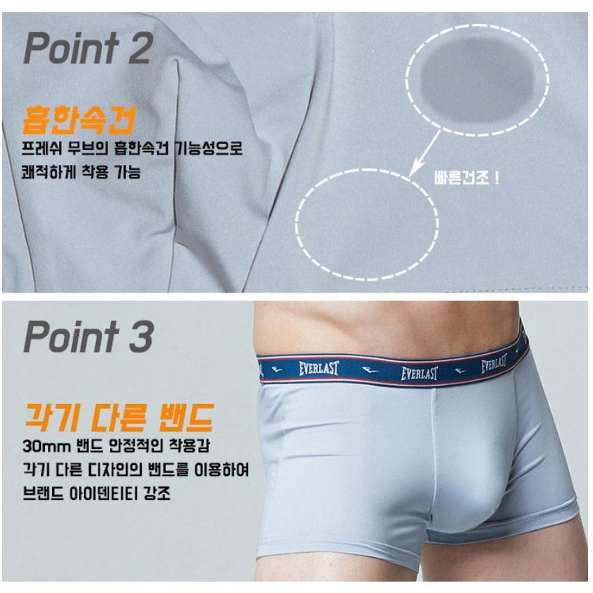Set 4 Quần lót boxer nam xuất Hàn