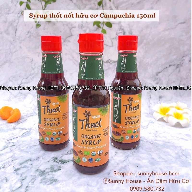 Mật [Syrup] thốt nốt hữu cơ 150ml