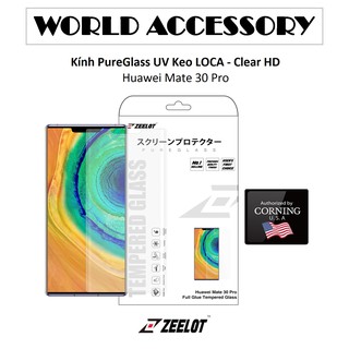 Zeelot - Kính Cường Lực Trong LOCA Huawei Mate 30 Pro Toàn Màn Hình Hàng Chính Hãng