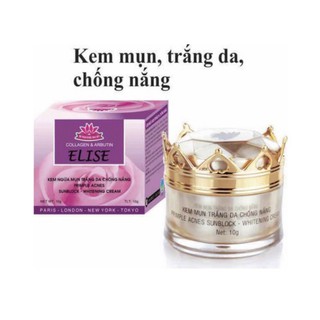 KEM ELISE NGỪA MỤN TRẮNG DA CHỐNG NẮNG 10G