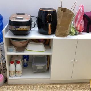 Tủ bếp 2 cánh 3 ngăn