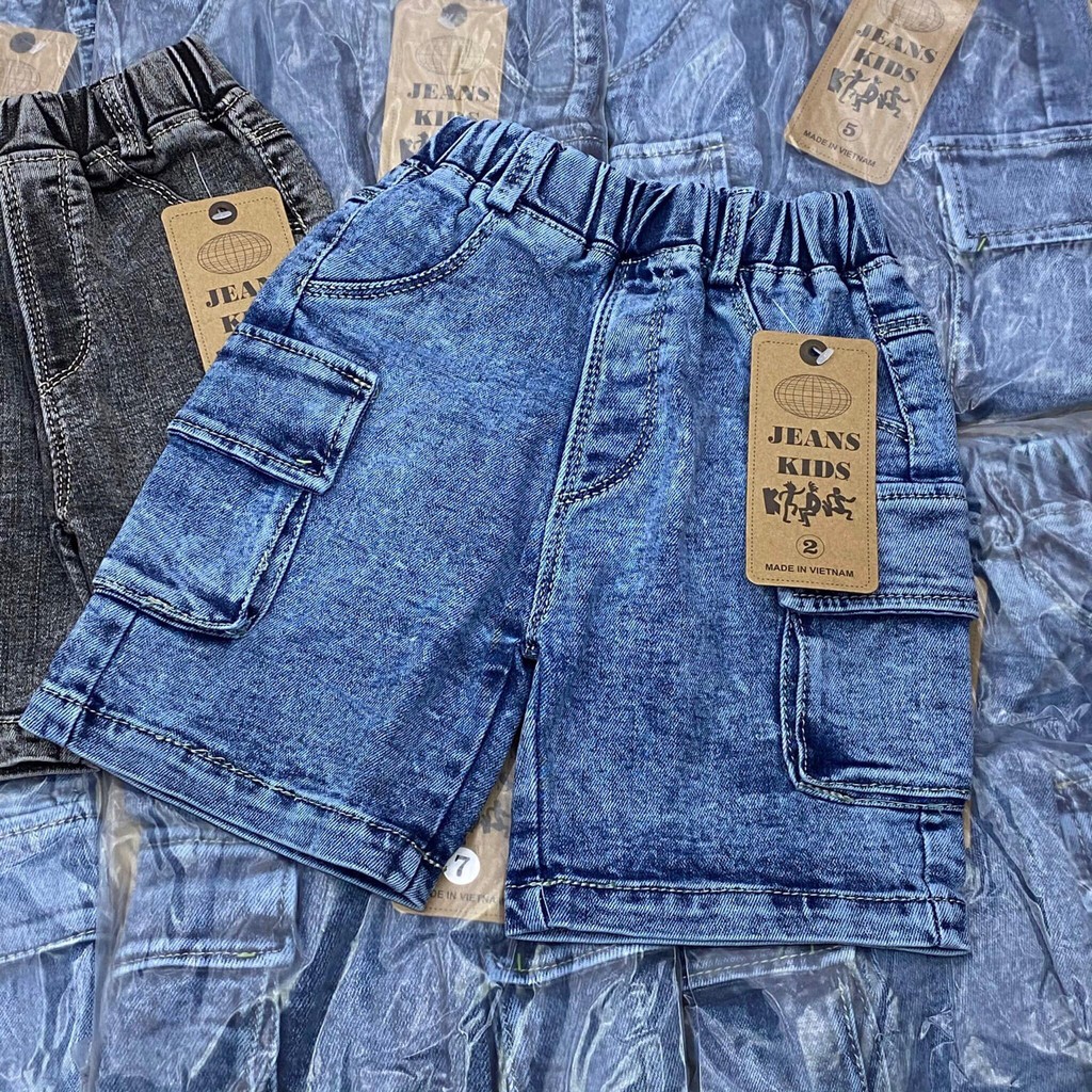 Quần jean hộp bé trai khỏe khoắn chất jean co dãn cực tốt size 2-8 tuổi