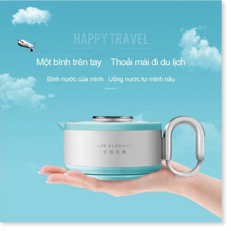 Ấm đun nước gấp gọn hiển thị số- Cao Cấp
