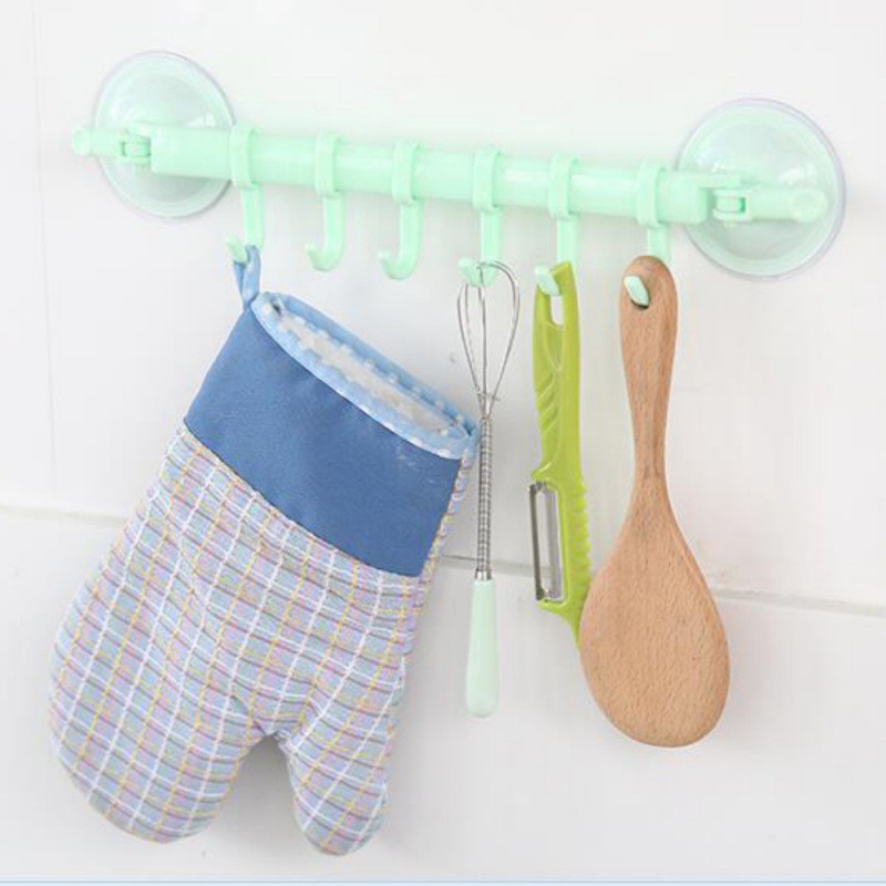 Giá nhựa gắn tường treo đồ trong phòng tắm tiện lợi