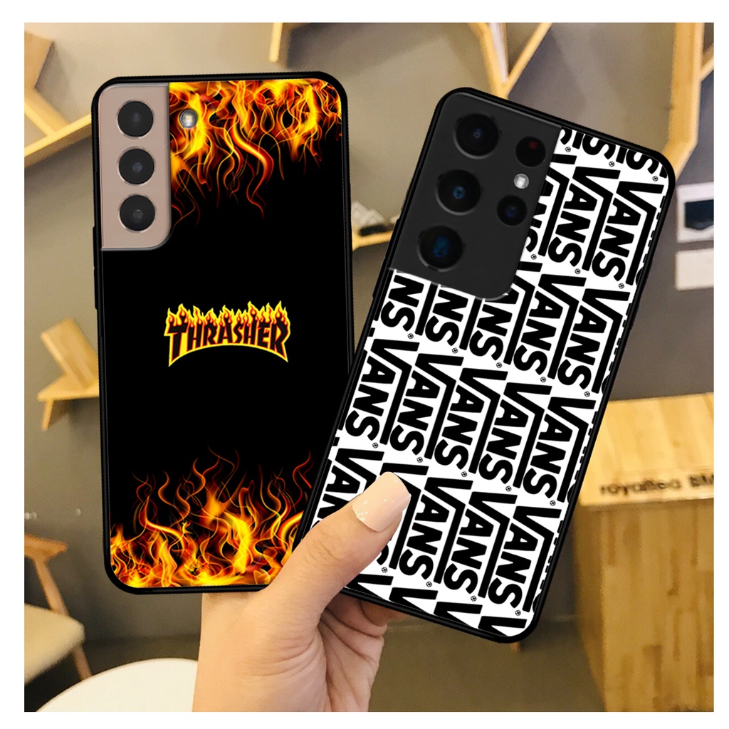 Ốp lưng Samsung S21 - S21 FE - S21 Plus - S21+ / S21 Ultra in hình vans, nike, adidas,thrasher đơn giản, cá tính
