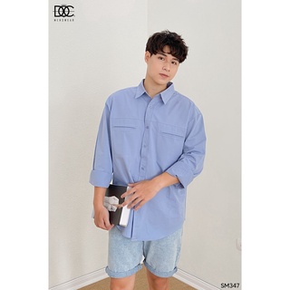 Áo sơ mi Hàn Quốc basic dài tay - SM437