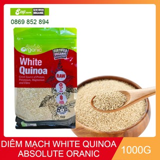 Hạt Diêm mạch trắng White Quinoa Absolute Organic 1kg