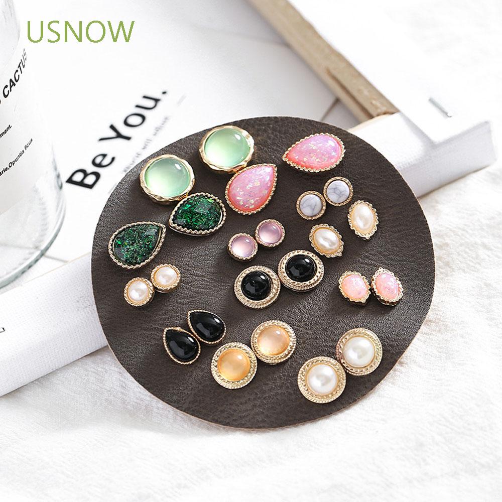 Bộ 12 Đôi Bông Tai Thời Trang Nữ Tính Sang Trọng