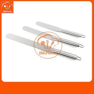 Dao chà láng thẳng/ trét kem bánh gato cán Inox