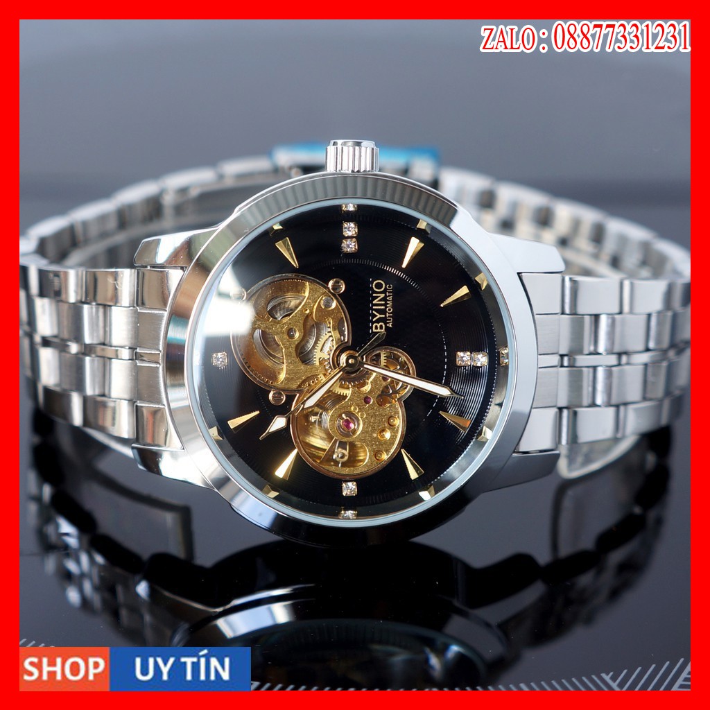 CHUYÊN SỈ Đồng Hồ Nam Byino Cơ Lộ Máy Cực Chất LượngÂ122