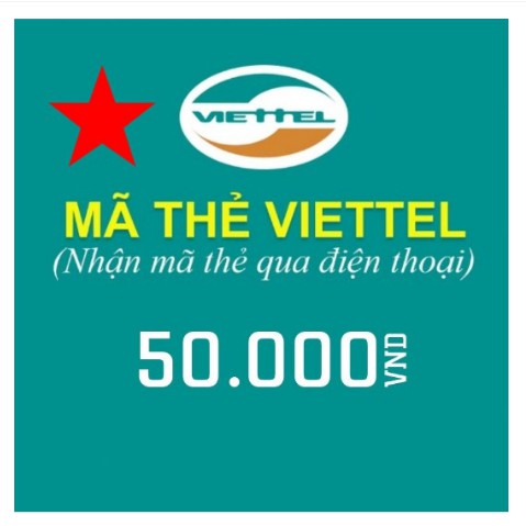 Thẻ nạp điện thoại Viettel 50K