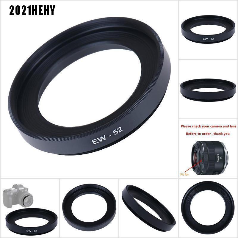 [2021HE] EW52 Lens Hood for Canon EOS R RP with RF 35mm f/1.8 Macro IS STM Lens #HY