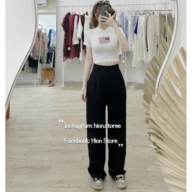 Áo croptop in hình lá cờ | BigBuy360 - bigbuy360.vn
