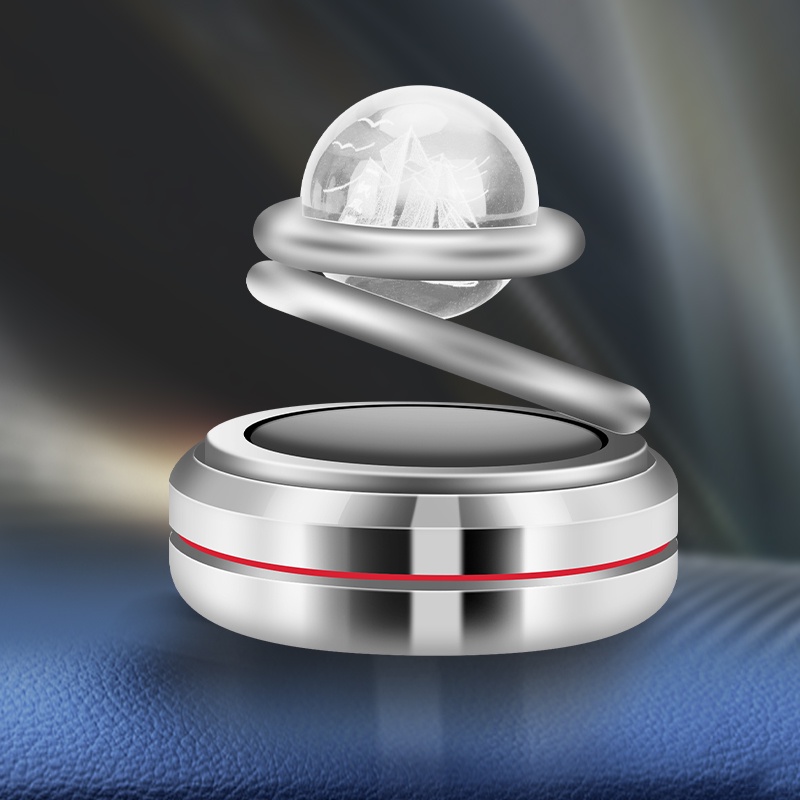 Nước Hoa Xoay Năng Lượng Mặt Trời Hương Thơm Lâu Cao Cấp Sang Trọng Trang Trí Xe Hơi