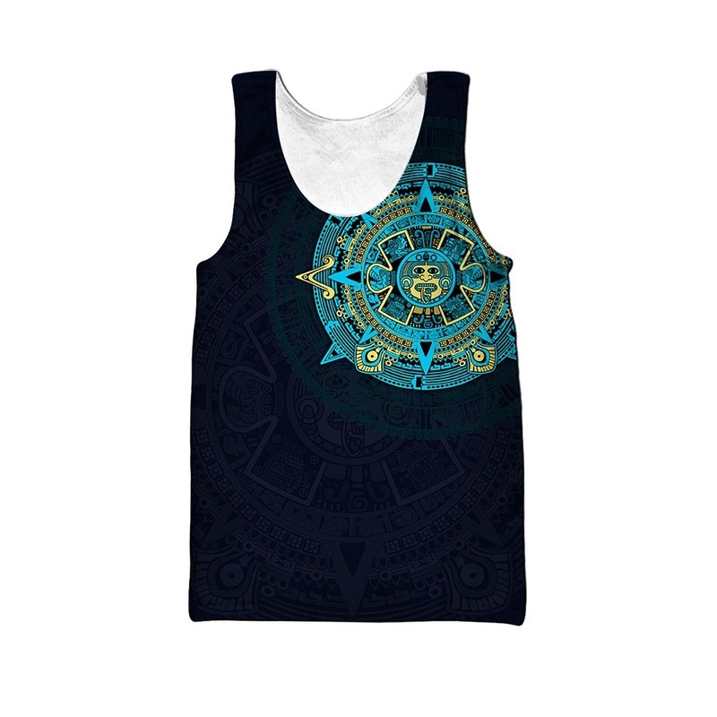 Áo Ba Lỗ In Hình Chiến Binh Aztec 3D Thời Trang