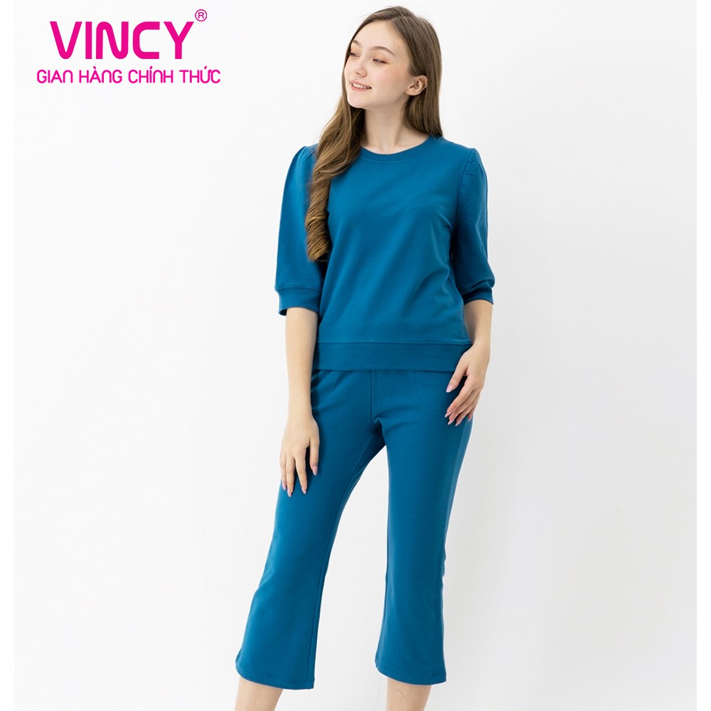 Bộ Đồ Thun Lửng Nữ Vincy Thoáng Mát BTL110W92 ₫