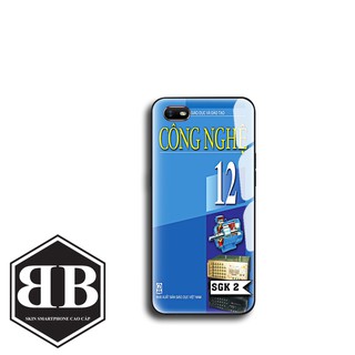 Ốp lưng kính cường lực Oppo A83 A1 / A71 / Neo 7 A33 / Neo 9 A37 / F7 Youth A3 in hình sách giáo khoa