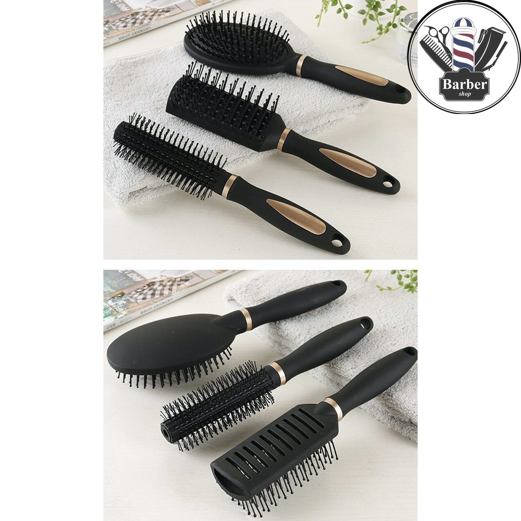 [Hàng mới về] 1 lược chải tóc/ lược chải tóc gỡ rối màu vàng đồng