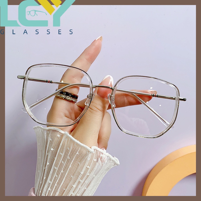 Mắt Kính TR90 Chống Ánh Sáng Xanh Siêu Nhẹ Thời Trang Cho Nữ Cận 6053