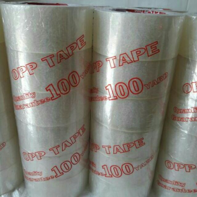 Băng keo Trong/Đục 100Ya 5cm, Băng keo OPP siêu dính dán thùng 1,1kg/cây