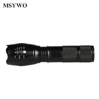 Telescopic Flashlight Long Range XML-T6 LED Torch Light Zoom For Camping Fine