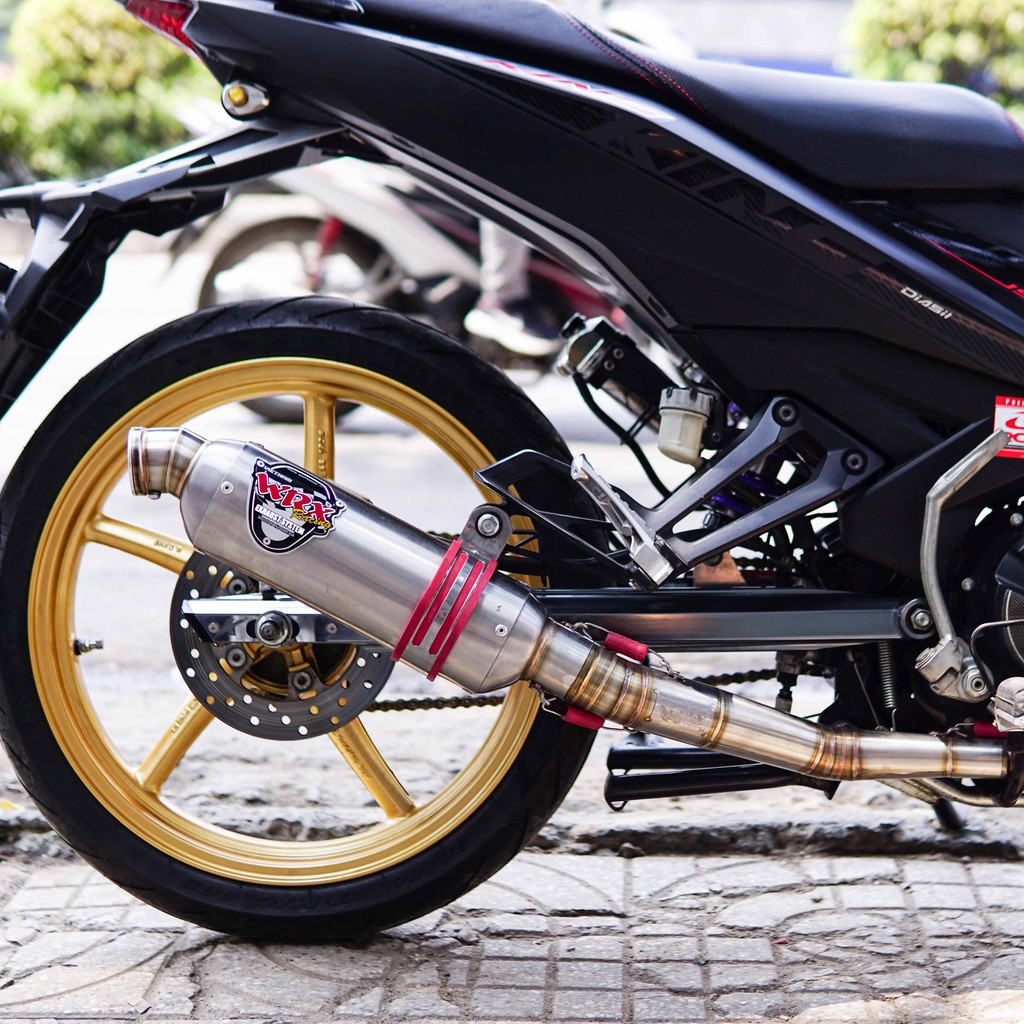 Pô WRX Oval K2 màu inox