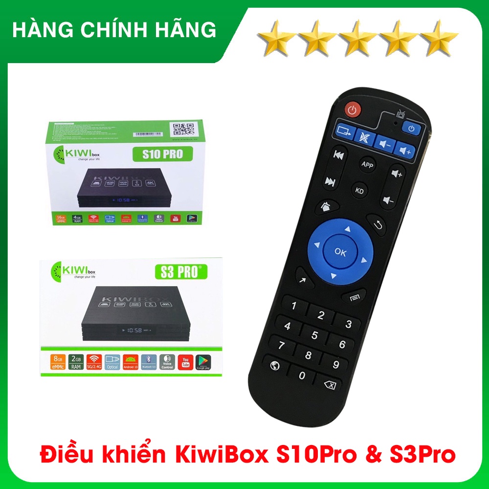 Điều khiển Kiwi box S10Pro và S3Pro, hàng chính hãng