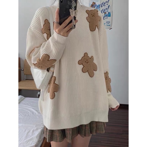 SET LEN GẤU QUẦN SUÔNG ULZZANG