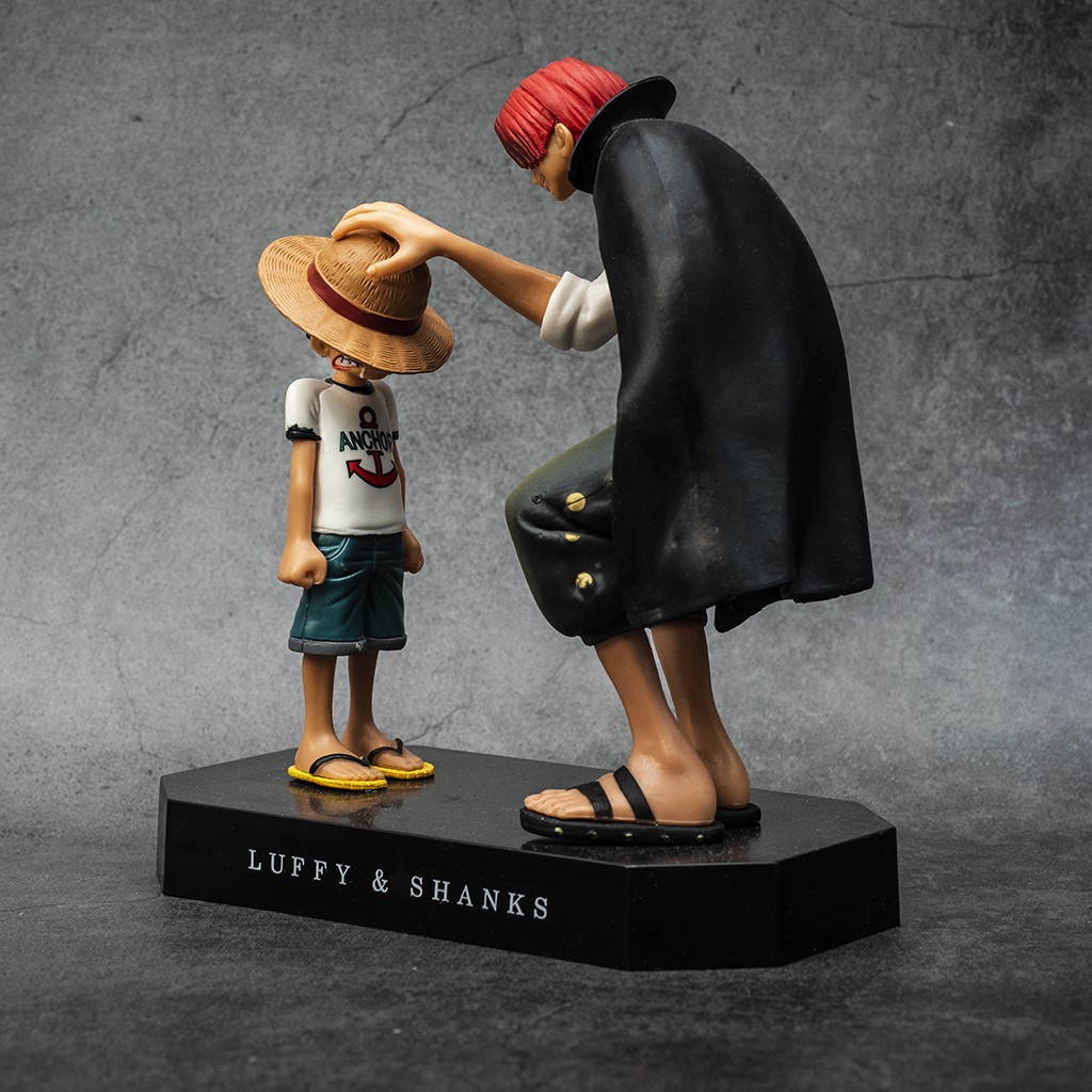 Mô Hình One Piece Shanks và Luffy - Mô Hình trang trí One Piece Figure