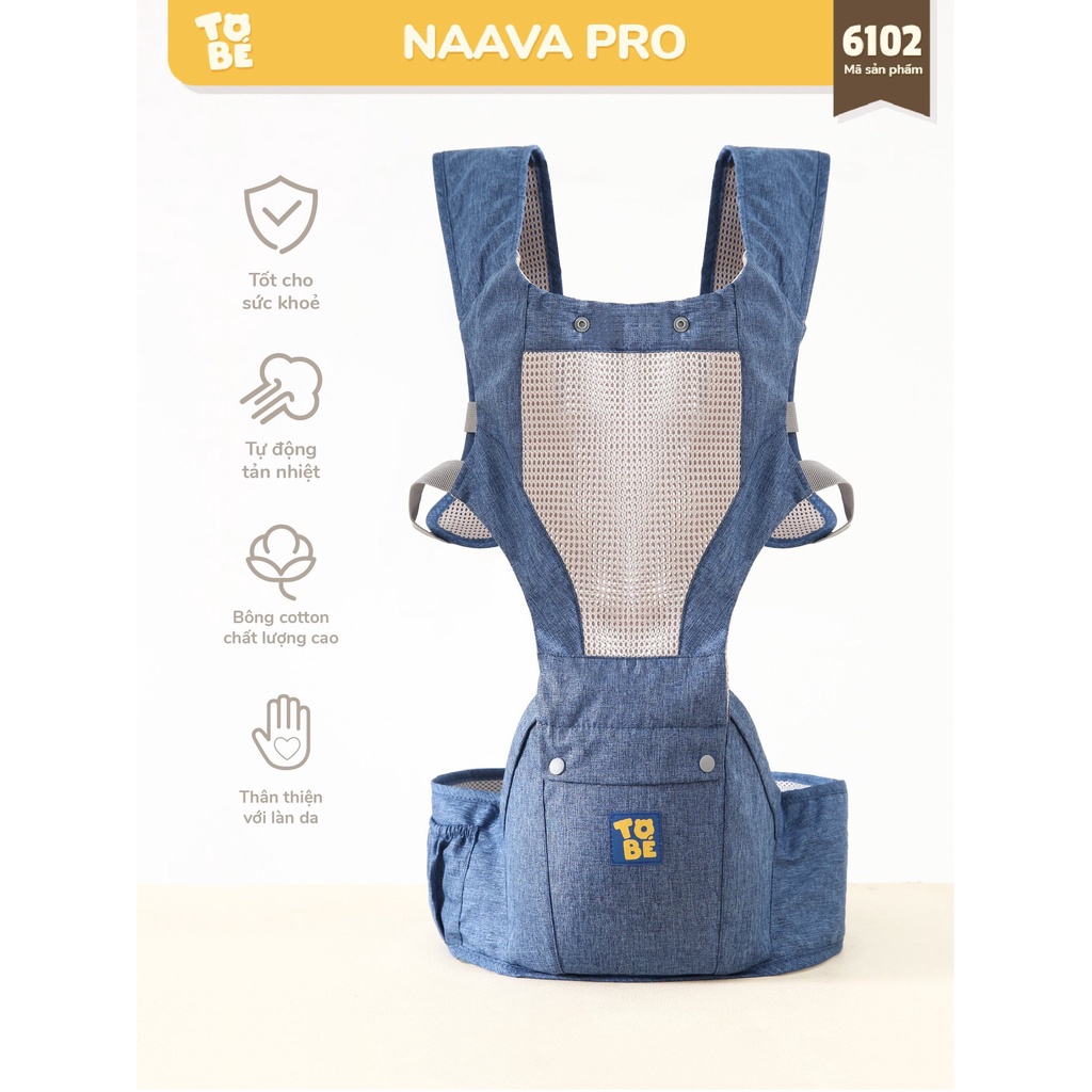 TOBÉ - Địu ngồi 3D Naava Pro cho bé