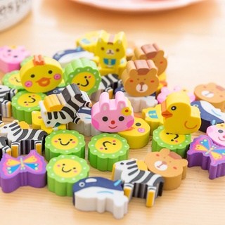 Gôm tẩy gắn đầu bút chì (Set 5 viên)