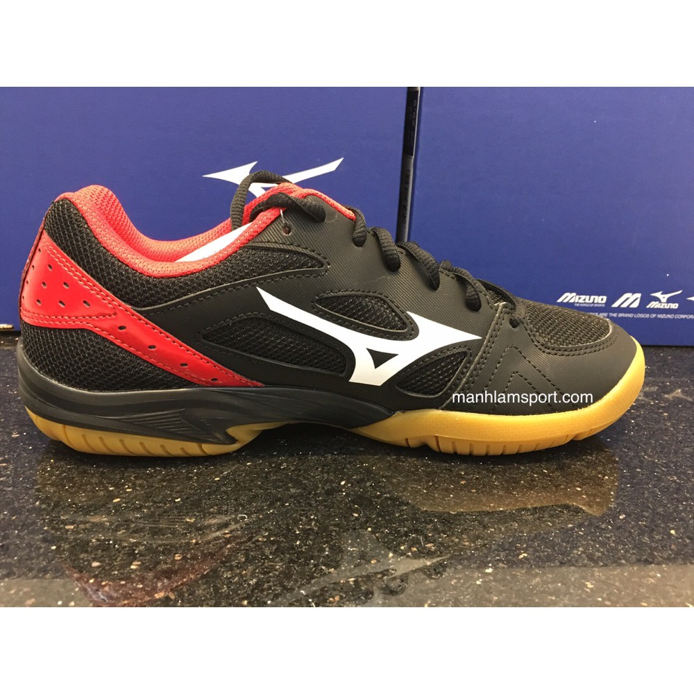 [Chính hãng] Giày cầu lông Mizuno Cyclone Speed 2 V1GA198002 Đen Trắng Đỏ