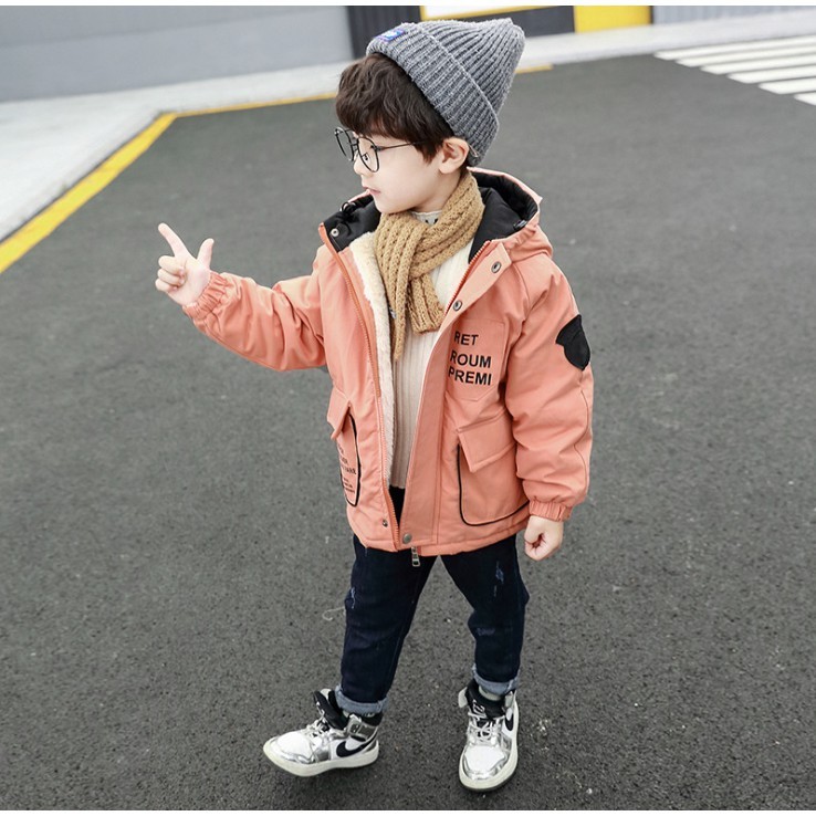 áo phao lót lông cho bé từ 5 - 14 tuổi unisex 192